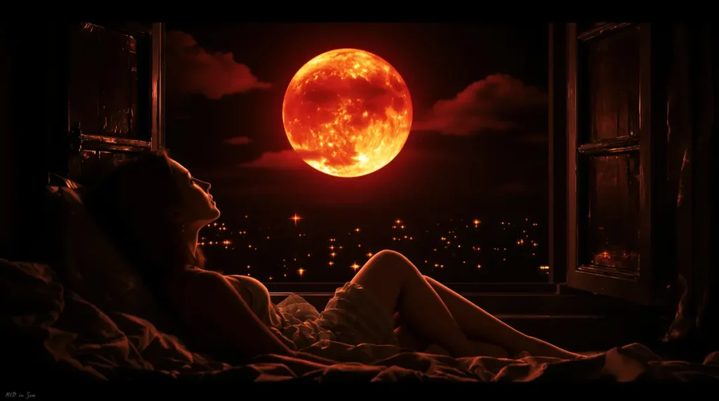 La pleine lune rouge du 3 mars 2026, appelée “Lune de Sang”, annonce un nettoyage intérieur profond (surtout pour ces 4 signes)